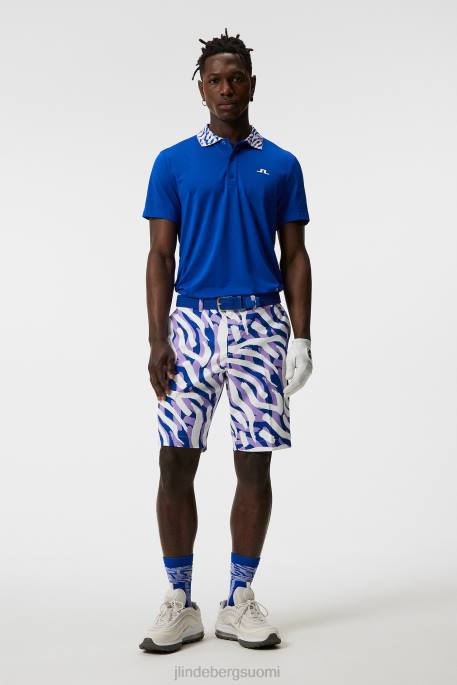 J.Lindeberg eloy print shortsit miehet violetiksi maalattu seepra 4VD0409 vaatetus