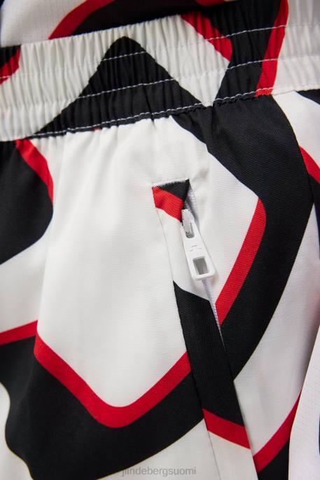 J.Lindeberg petrusprinttihousut miehet silta-aalto valkoinen 4VD0391 vaatetus