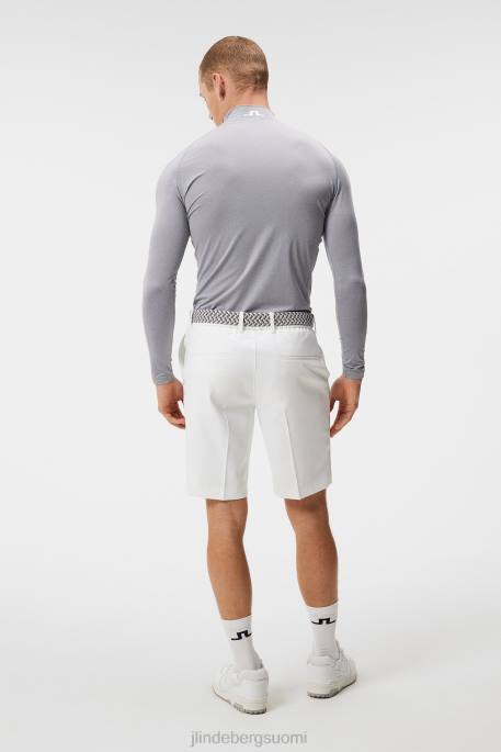 J.Lindeberg stuart raidalliset shortsit miehet valkoinen 4VD0398 vaatetus