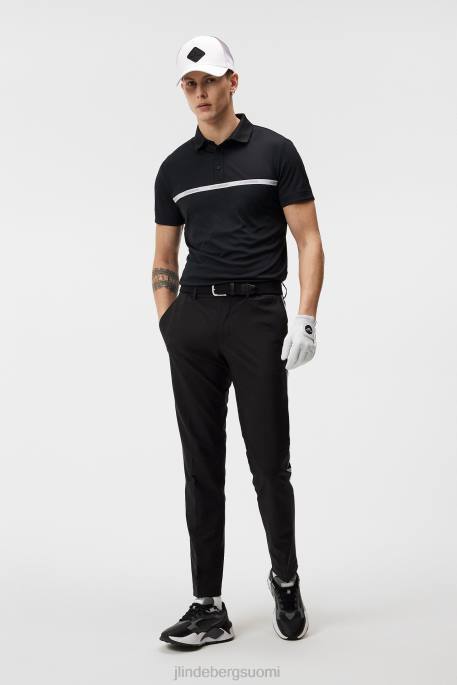 J.Lindeberg stuart-raitahousut miehet musta 4VD0463 vaatetus