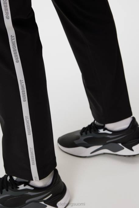 J.Lindeberg stuart-raitahousut miehet musta 4VD0463 vaatetus