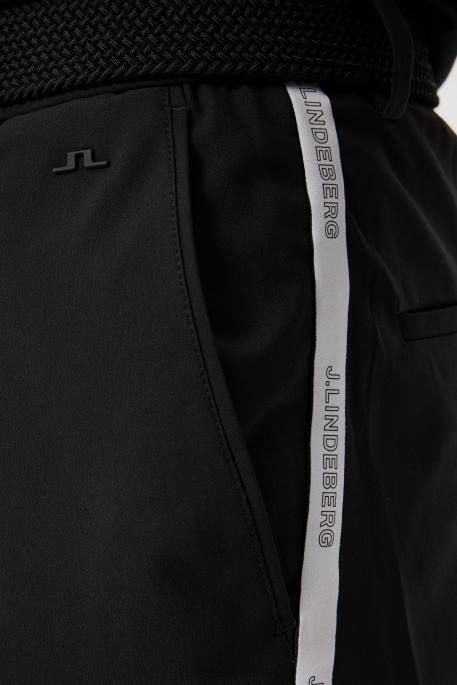 J.Lindeberg stuart-raitahousut miehet musta 4VD0463 vaatetus