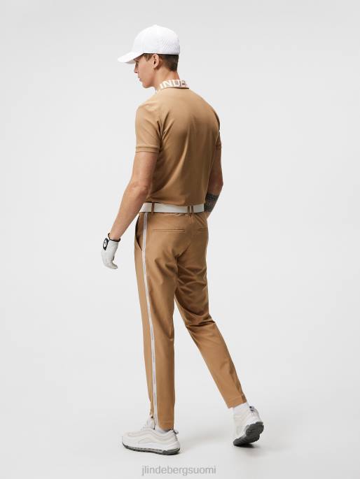 J.Lindeberg stuart-raitahousut miehet tiikeriruskea 4VD0465 vaatetus