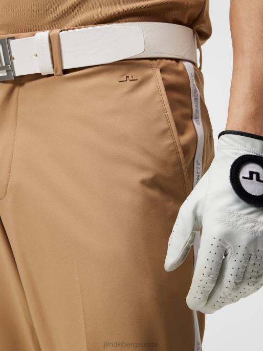 J.Lindeberg stuart-raitahousut miehet tiikeriruskea 4VD0465 vaatetus