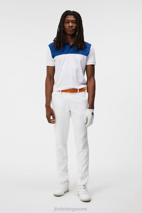 J.Lindeberg stuart-raitahousut miehet valkoinen 4VD0401 vaatetus