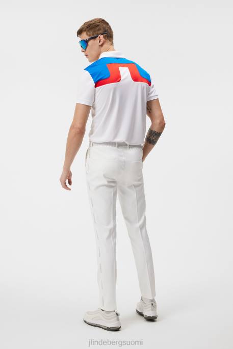 J.Lindeberg stuart-raitahousut miehet valkoinen 4VD0462 vaatetus