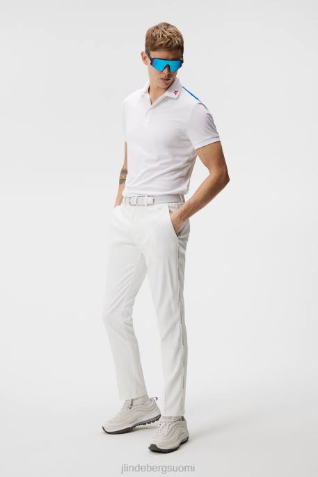 J.Lindeberg stuart-raitahousut miehet valkoinen 4VD0462 vaatetus