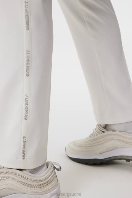 J.Lindeberg stuart-raitahousut miehet valkoinen 4VD0462 vaatetus