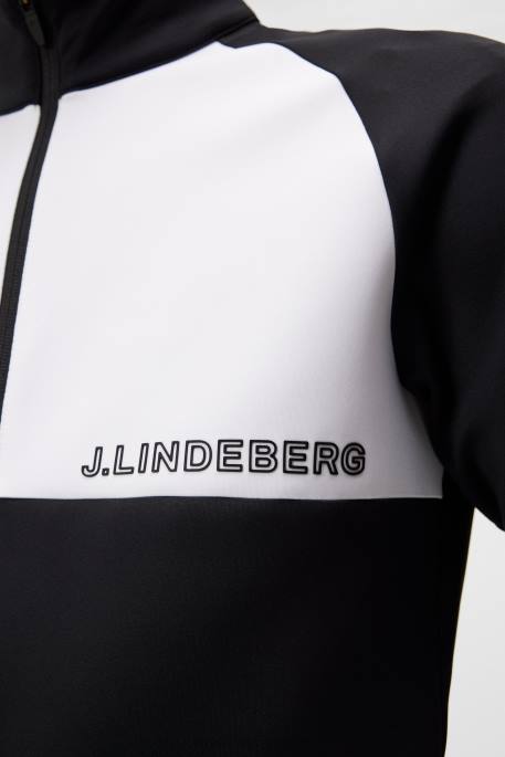J.Lindeberg Lazarus-välikerros miehet musta 4VD0609 vaatetus