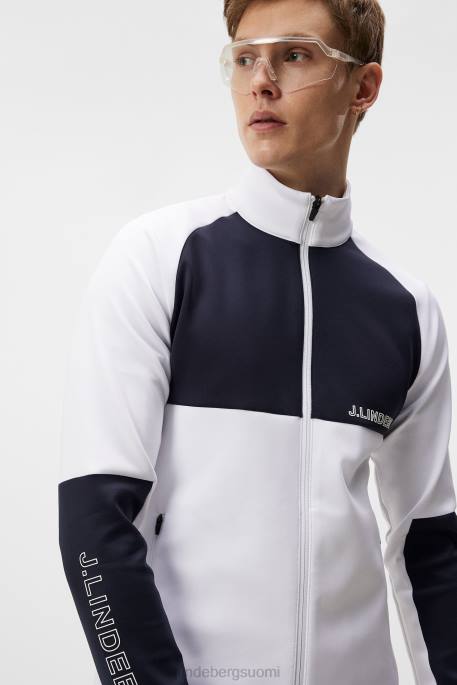 J.Lindeberg Lazarus-välikerros miehet valkoinen 4VD0607 vaatetus