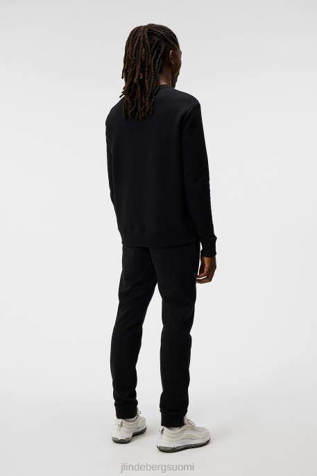 J.Lindeberg alfa collegepaita miehet musta 4VD0542 vaatetus