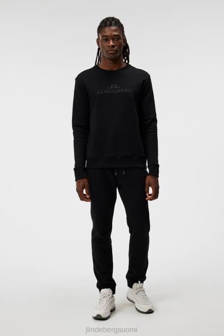 J.Lindeberg alfa collegepaita miehet musta 4VD0542 vaatetus