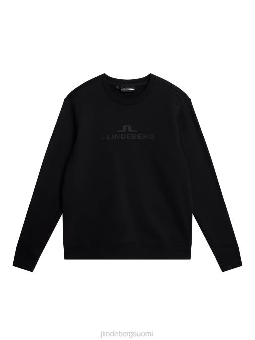 J.Lindeberg alfa collegepaita miehet musta 4VD0542 vaatetus