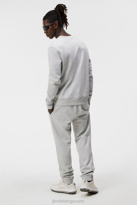 J.Lindeberg alfa collegepaita miehet vaaleanharmaa melansi 4VD0541 vaatetus