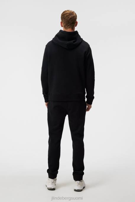 J.Lindeberg alfa-huppari miehet musta 4VD0539 vaatetus