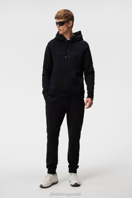 J.Lindeberg alfa-huppari miehet musta 4VD0539 vaatetus
