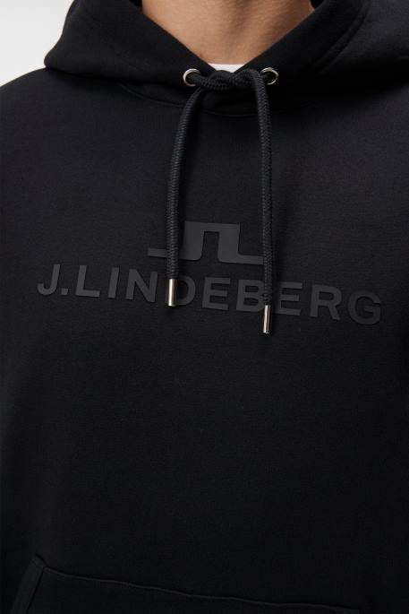 J.Lindeberg alfa-huppari miehet musta 4VD0539 vaatetus
