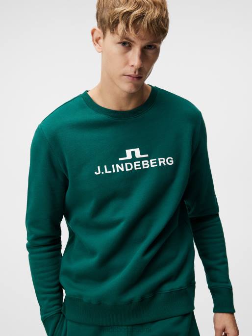 J.Lindeberg alpha crew kauluspaita miehet sademetsä 4VD0642 vaatetus