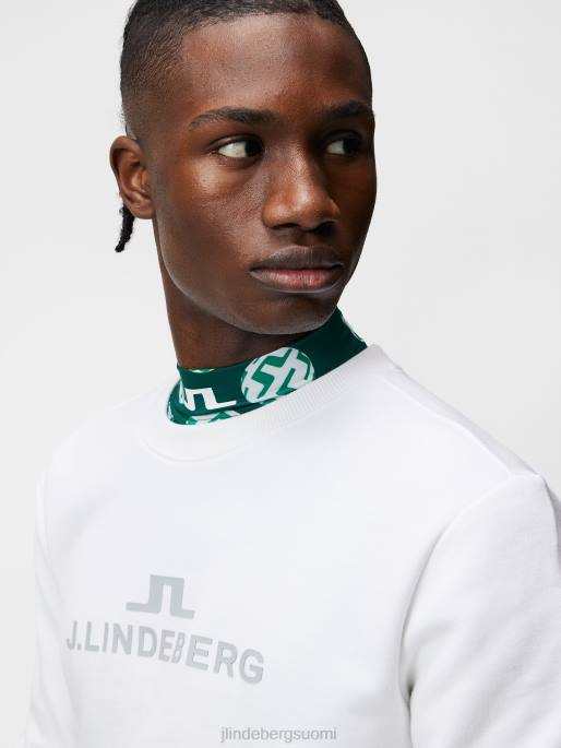 J.Lindeberg alpha crew kauluspaita miehet valkoinen 4VD0643 vaatetus