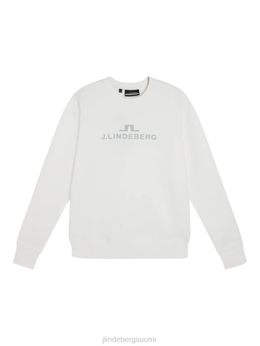 J.Lindeberg alpha crew kauluspaita miehet valkoinen 4VD0643 vaatetus