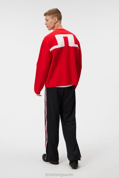 J.Lindeberg clarke neuletakki miehet tulenpunainen 4VD0503 vaatetus