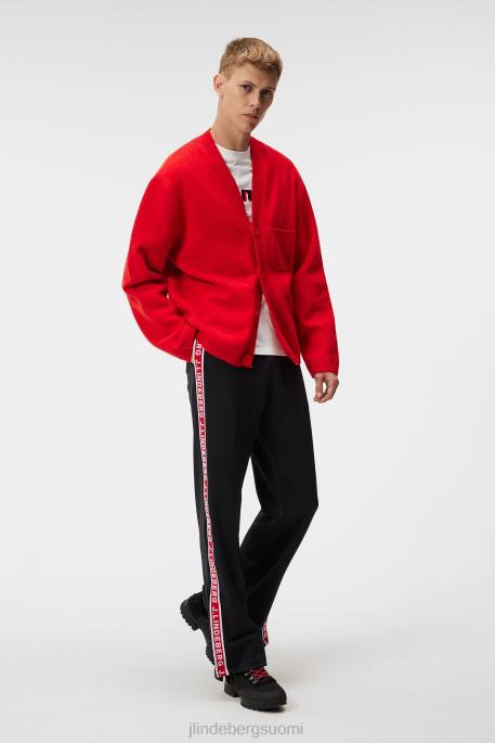 J.Lindeberg clarke neuletakki miehet tulenpunainen 4VD0503 vaatetus