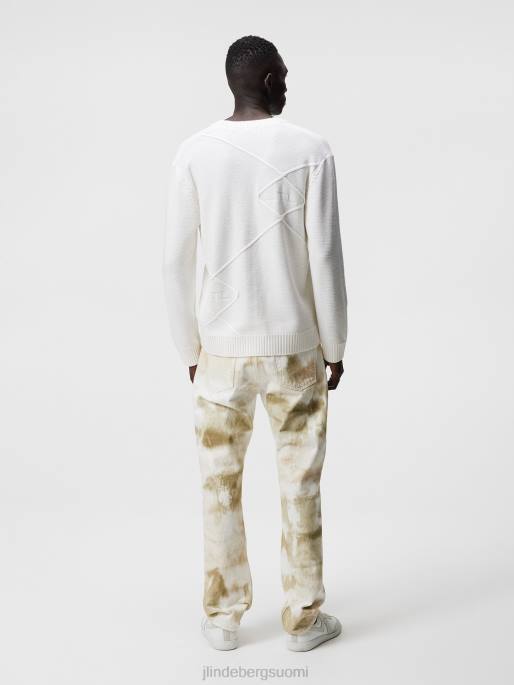 J.Lindeberg clarke neuletakki miehet valkoinen 4VD0581 vaatetus