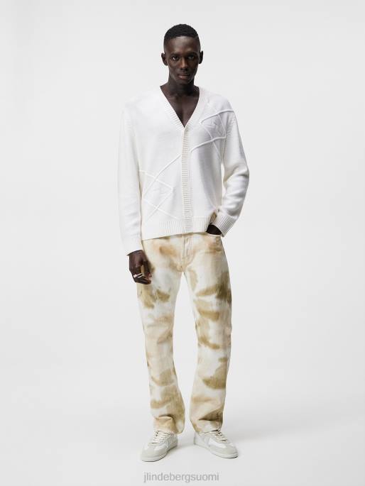 J.Lindeberg clarke neuletakki miehet valkoinen 4VD0581 vaatetus