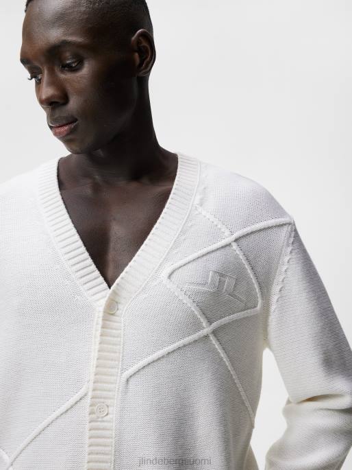 J.Lindeberg clarke neuletakki miehet valkoinen 4VD0581 vaatetus