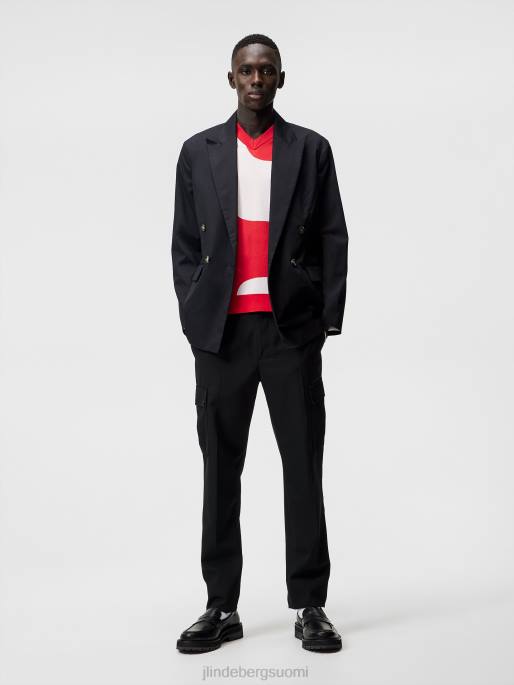 J.Lindeberg davis-neulottu liivi miehet tulenpunainen 4VD0593 vaatetus