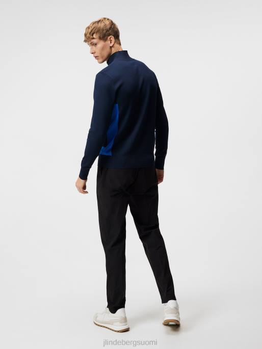 J.Lindeberg davis-neulottu pusero miehet laivasto 4VD0595 vaatetus