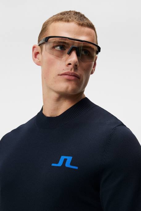 J.Lindeberg gus-neulottu pusero miehet laivasto 4VD0586 vaatetus