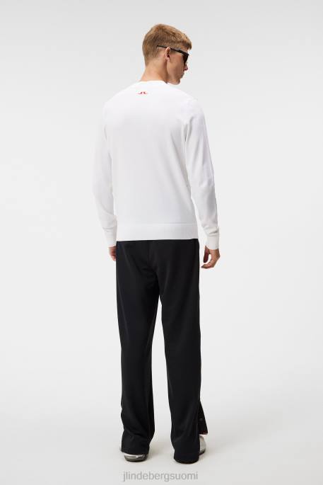 J.Lindeberg gus-neulottu pusero miehet valkoinen 4VD0508 vaatetus