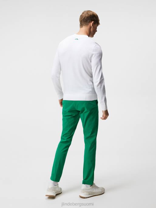 J.Lindeberg gus-neulottu pusero miehet valkoinen 4VD0585 vaatetus