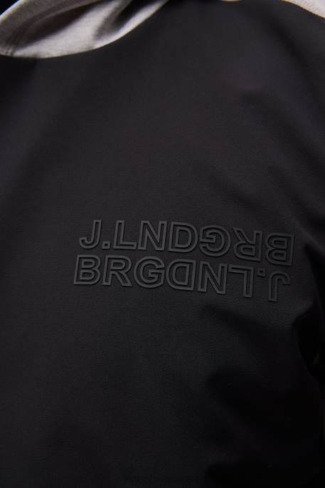 J.Lindeberg harjattu huppari miehet harmaa melansi 4VD0515 vaatetus