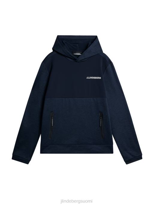 J.Lindeberg harjattu huppari miehet laivasto melange 4VD0516 vaatetus