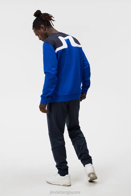 J.Lindeberg harjattu verkkarit miehet laivasto melange 4VD0514 vaatetus