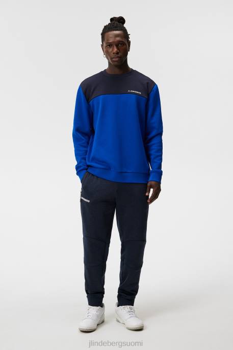 J.Lindeberg harjattu verkkarit miehet laivasto melange 4VD0514 vaatetus