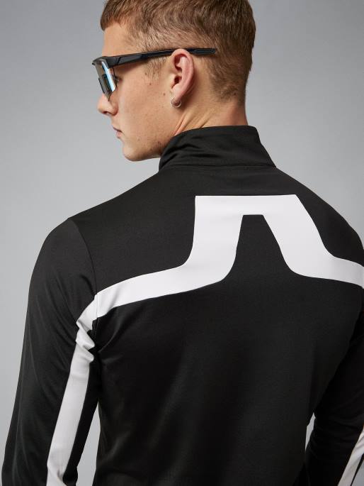 J.Lindeberg jarvis-välikerros miehet musta 4VD0672 vaatetus