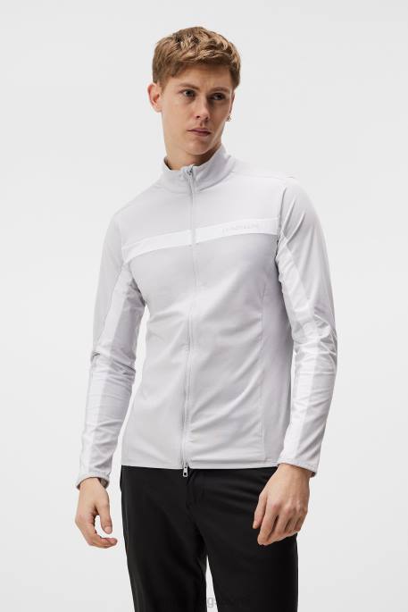 J.Lindeberg jarvis-välikerros miehet vaaleanharmaa melansi 4VD0620 vaatetus