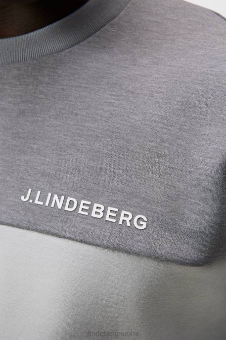 J.Lindeberg jeff collegepaita miehet vaaleanharmaa melansi 4VD0532 vaatetus