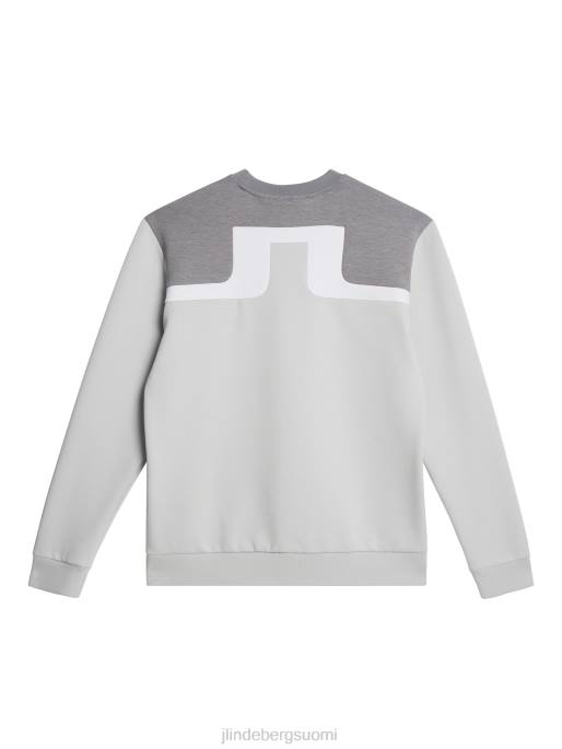 J.Lindeberg jeff collegepaita miehet vaaleanharmaa melansi 4VD0532 vaatetus