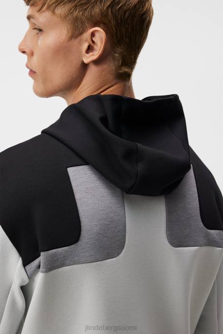 J.Lindeberg jeff huppari miehet vaaleanharmaa melansi 4VD0525 vaatetus