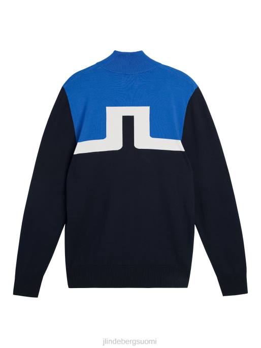 J.Lindeberg jeff-neulottu villapaita miehet laivasto 4VD0590 vaatetus