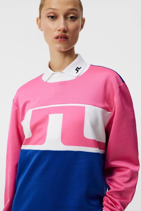 J.Lindeberg jones villapaita miehet atsalea pinkki 4VD0570 vaatetus