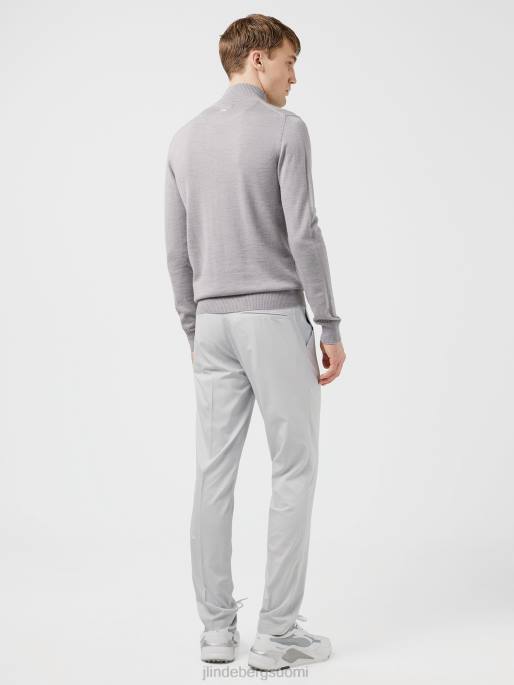 J.Lindeberg kian vetoketjullinen golfpusero miehet harmaa melansi 4VD0664 vaatetus