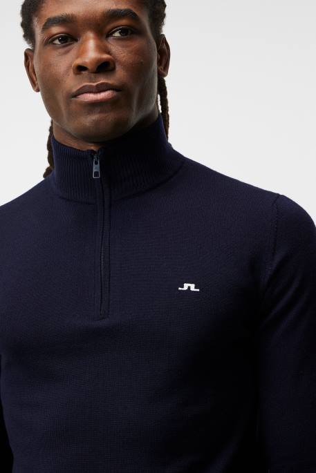 J.Lindeberg kian vetoketjullinen golfpusero miehet laivasto 4VD0666 vaatetus