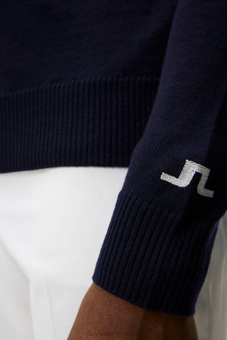 J.Lindeberg kian vetoketjullinen golfpusero miehet laivasto 4VD0666 vaatetus