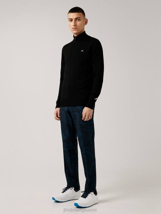 J.Lindeberg kian vetoketjullinen golfpusero miehet musta 4VD0665 vaatetus