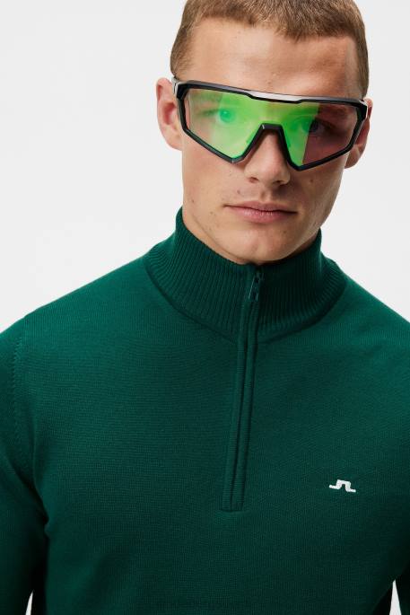 J.Lindeberg kian vetoketjullinen villapaita miehet sademetsä 4VD0655 vaatetus